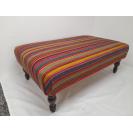 Large Stripe Footstool Pierre Frey